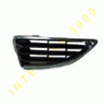 GRILL PLASTIC LEFT NICKEL WITH FRAME CHROME RENAULT MEGANE 99-02 