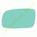 GLASS FOR DOOR MIRROR LEFT WITH HEATER BLUE -06 SKODA SUPERB 02-08