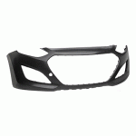 FRONT BUMPER BLACK 3/5 DOORS WITH TUV HYUNDAI i30 3/5 d 12-17