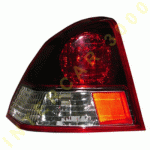 TAIL LAMP LEFT OUTER SMOKED SEDAN HONDA CIVIC SEDAN-H/B-L/B 04-06 