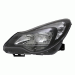 HEAD LAMP LEFT ELECTRICAL WITH MOTOR SMOKED H7/H1 OPEL CORSA D 06-11