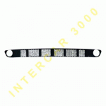 РЕШЕТКА В ПРЕДНА БРОНЯ С ДУПКИ ЗА ХАЛОГЕНИ NISSAN ALMERA 02-06