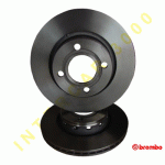 СПИРАЧНИ ДИСКОВЕ ПРЕДНИ ВЕНТИЛИРАНИ BREMBO 09.5728.10 КОМПЛЕКТ (НОМЕР FERODO DDF 517) СПИРАЧНИ ДИСКОВЕ/СПИРАЧНИ БАРАБАНИ