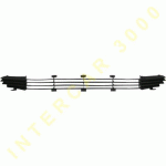FRONT BUMPER GRILL MAZDA 121 96- 