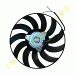 FAN WITH MOTOR FOR COOLING RADIATOR 38 cm AUDI A4 01-05