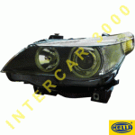 HEAD LAMP LEFT WITH WHITE INDICATOR WITH DYNAMIC BEND LIGHTING BI-XENON (D2S) HELLA -05 BMW 5 series E60 SEDAN - E61 WAGON 03-07 