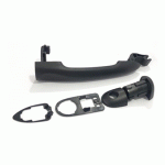 DOOR HANDLE FRONT LEFT=RIGHT OUTER BLACK WITH SENSOR RENAULT CLIO 13-16
