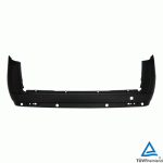 REAR BUMPER BLACK WITH HOLES FOR PARK DISTANCE CONTROL (1 DOOR) WITH TUV OPEL COMBO 12- 