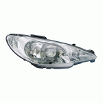 HEAD LAMP RIGHT ELECTRICAL (2 SECTIONS) H7/H7 -06 PEUGEOT 206 98- 