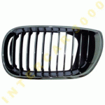 GRILL PLASTIC LEFTWITH RIBS BLACK CHROME AND WITH FRAME CHROME 01- BMW 3 series E46 4/5dr.98-05 