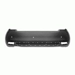 REAR BUMPER PRIMED WITH COVER FOR TOW HOOK AND WITH HOLES FOR PARK DISTANCE CONTRO FIAT 500 16-