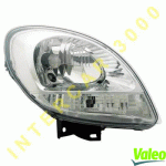 HEAD LAMP RIGHT ELECTRICAL WITH WHITE INDICATOR VALEO RENAULT KANGOO 03-08 