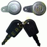 KEY LOCKS FOR FRONT DOORS (2 PCS IN SET) RENAULT EXPRESS 91-95 