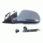 DOOR MIRROR LEFT ELECTRICAL PRIMED WITH HEATER AND INDICATOR AND LANE ASSIST FUNCTION WITH 10 PINS AUDI A5 07-12 COUPE/SPORTBACK