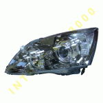 HEAD LAMP LEFT ELECTRICAL WITH MOTOR SMOKED REFLECTOR H1/HB3 HONDA CR-V 07-10