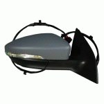 DOOR MIRROR RIGHT ELECTRICAL WITH HEATER AND INDICATOR FOLDABLE PRIMED AND DOWN LIGHTS VW SCIROCCO 08-14 