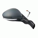 DOOR MIRROR RIGHT ELECTRICAL PRIMED WITH HEATER AND INDICATOR AND SENSOR FOLDABLE 9 PIN PEUGEOT 2008 16-19