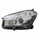 HEAD LAMP LEFT ELECTRICAL WITHOUT MOTOR H7/H7 NISSAN QASHQAI 10-14