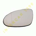GLASS FOR DOOR MIRROR LEFT ASPHERICAL WITH HEATER MERCEDES S-CLASS W221 06-09 