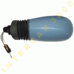 DOOR MIRROR LEFT PRIMED WITH CABLE FIAT PUNTO 03-09