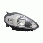 HEAD LAMP RIGHT ELECTRICAL WITH MOTOR AND DAY LIGHT CHROME H4/P21W FIAT PUNTO EVO 09-12
