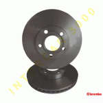 СПИРАЧНИ ДИСКОВЕ ПРЕДНИ ВЕНТИЛИРАНИ BREMBO 09.7195.10 КОМПЛЕКТ (НОМЕР FERODO DDF 1014) СПИРАЧНИ ДИСКОВЕ/СПИРАЧНИ БАРАБАНИ