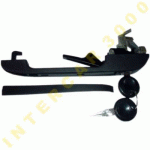 DOOR HANDLE FRONT RIGHT OUTER BLACK VW POLO 82-90 