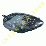 HEAD LAMP RIGHT ELECTRICAL WITH MOTOR AND DAY LIGHT GRAY H4/P21W FIAT PUNTO EVO 09-12