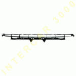 GRILL IN FRONT BUMPER UPPER BLACK (SPORT cc) -10 PEUGEOT 207 06-12