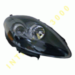 HEAD LAMP RIGHT ELECTRICAL WITH MOTOR SMOKED FIAT BRAVO 07- 