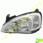 ФАР ЛЯВ ЕЛЕКТРИЧЕСКИ (VALEO) -02 OPEL CORSA C 00-06 