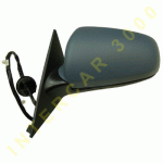 DOOR MIRROR LEFT ELECTRICAL PRIMED FOLDABLE WITH HEATER 5 DOORS 7 PIN AUDI A3 03-08