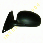 DOOR MIRROR LEFT WITH CABLE BLACK SKODA FABIA 07-10