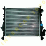 COOLING RADIATOR 430x377 1.2i (C3G) -97 WITHOUT A/C (NISS.63949A) RENAULT TWINGO 93-07