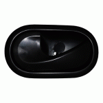 DOOR INNER HANDLE FRONT/REAR LEFT BLACK RENAULT MODUS 08-