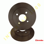 СПИРАЧНИ ДИСКОВЕ ЗАДНИ BREMBO 08.4931.24 КОМПЛЕКТ СПИРАЧНИ ДИСКОВЕ/СПИРАЧНИ БАРАБАНИ
