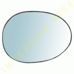 GLASS FOR RIGHT DOOR MIRROR PEUGEOT 107 12-14