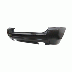 REAR BUMPER PRIMED BLACK 2.7L WITH TWO HOLES FOR TAILPIPE KIA SPORTAGE 05-11