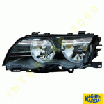 HEAD LAMP LEFT BLACK MAGNETI MARELLI -09/01 BMW 3 series E46 4/5dr.98-05 