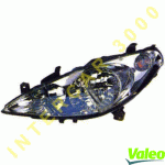 ФАР ЛЯВ БЕЗ ХАЛОГЕН -08 VALEO PEUGEOT 307 01-08