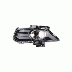 РЕШЕТКА В ПРЕДНА БРОНЯ ЛЯВА ГРУНДИРАНА ЧЕРНА С ДУПКИ ЗА ХАЛОГЕН (С ХРОМИРАНА РАМКА) FORD MONDEO 14-