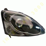 HEAD LAMP RIGHT ELECTRICAL SMOKED H/B H1/HB3 WITH GLASS BULB HONDA CIVIC SEDAN-H/B-L/B 04-06 