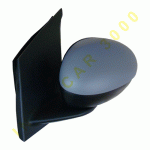 DOOR MIRROR LEFT MANUAL BLACK CITROEN C1 12-14