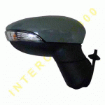 DOOR MIRROR RIGHT PRIMED ELECTRIC WITH HEATER AND INDICATOR FOLDABLE FORD FIESTA 08-13 
