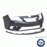 FRONT BUMPER PRIMED WITH HOLES FOR PARK DISTANCE CONTROL AND WASHERS WITH TUV 15- SEAT IBIZA 12-17