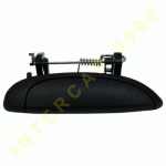 DOOR HANDLE FRONT RIGHT OUTER BLACK DACIA LOGAN / MCV / 09-13