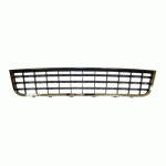 FRONT BUMPER GRILL BLACK WITH CHROME STRIPS FIAT LINEA 07-13 