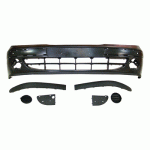 FRONT BUMPER PRIMED WITH OR WITHOUT HOLES FOR FOG LAMPS SET WITH STRIP RENAULT MEGANE 99-02 