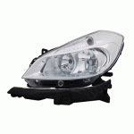 ФАР ЛЯВ ЕЛЕКТРИЧЕСКИ С МОТОР И ОСНОВА H7/H7 ХРОМ RENAULT CLIO 06- 09