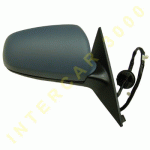 DOOR MIRROR RIGHT ELECTRICAL PRIMED FOLDABLE WITH HEATER 5 DOORS 7 PIN AUDI A3 03-08